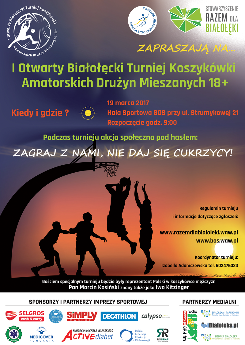 I Otwarty Białołęcki Turniej Koszykówki Amatorskich Drużyn Mieszanych 18+