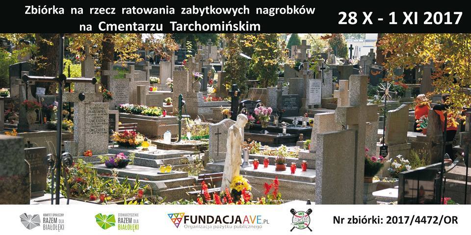 Zbiórka na rzecz ratowania zabytkowych nagrobków na Cmentarzu Tarchomińskim