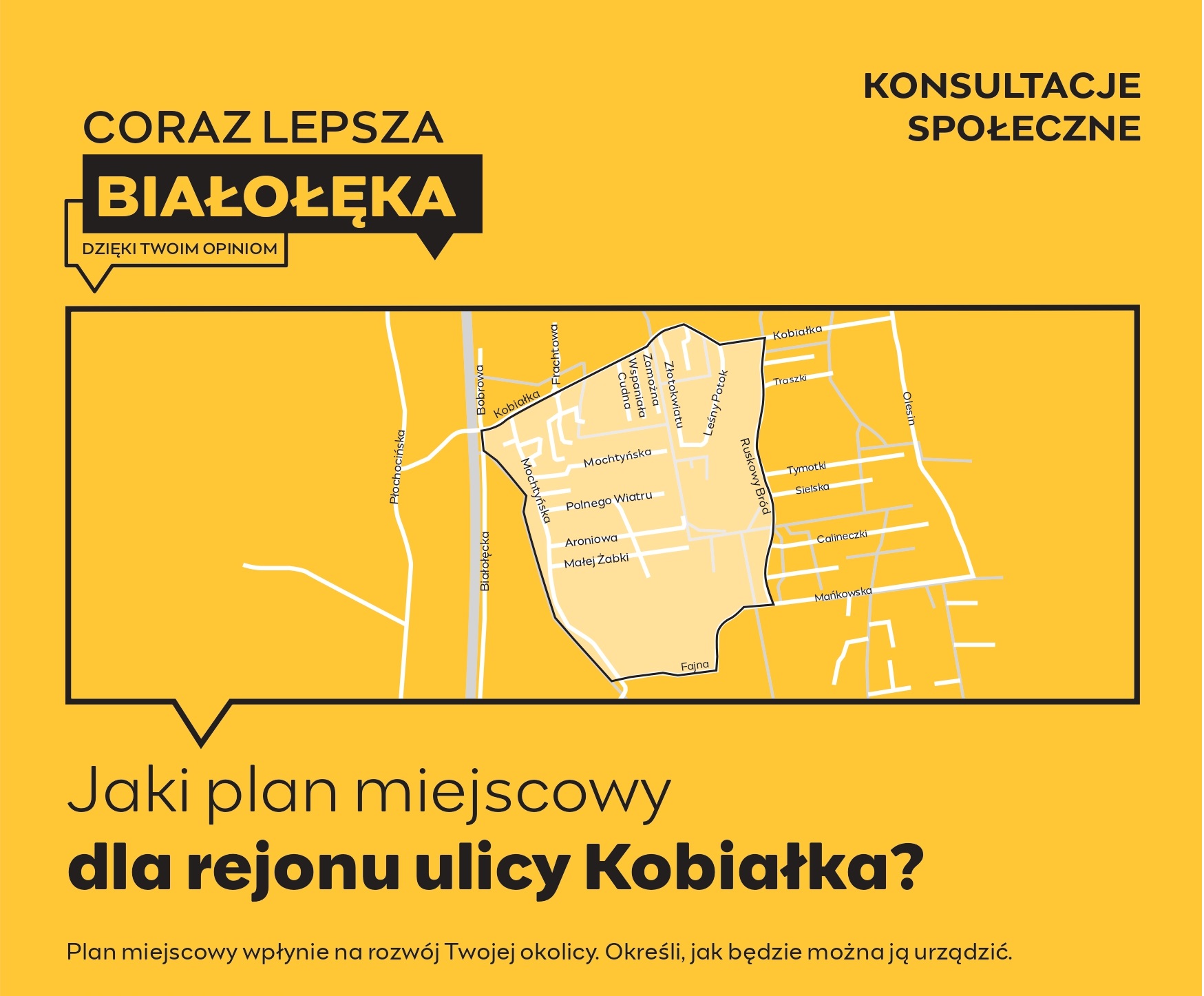 Plan miejscowy dla rejonu ulicy Kobiałka [UWAGI]