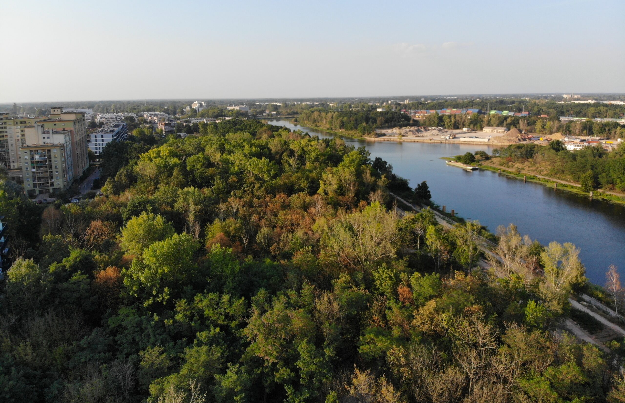 Park Żerański powstaje nad Kanałem Żerańskim