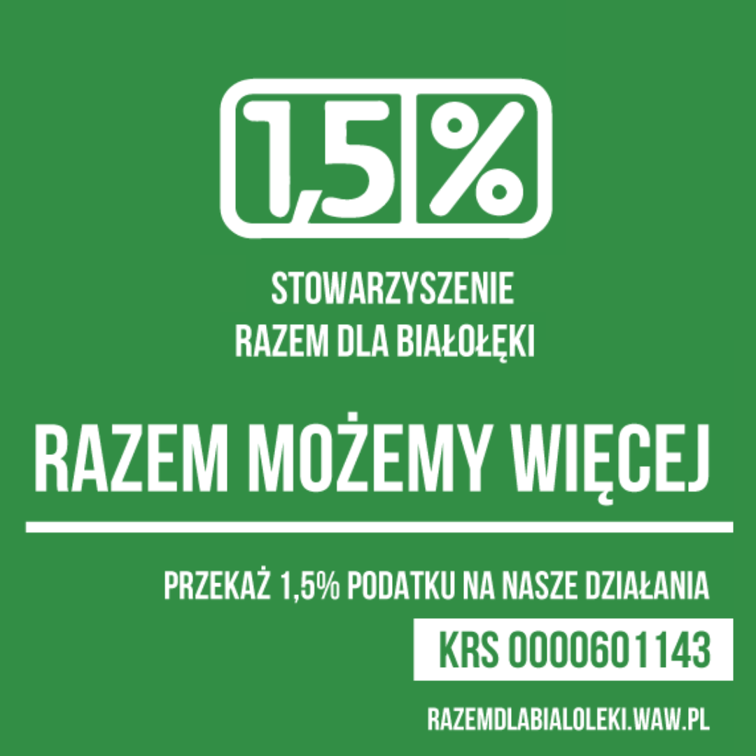 Przekaż 1,5% dla Razem dla Białołęki