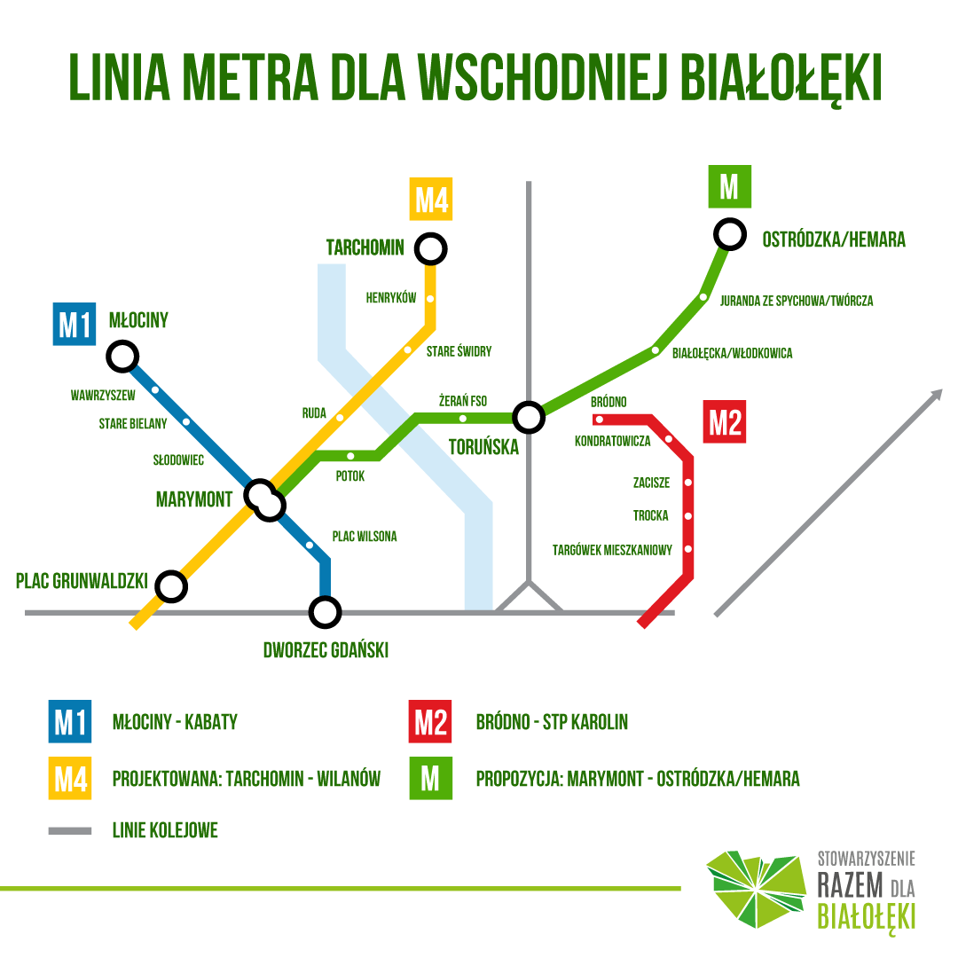 Metro dla wschodniej Białołęki?