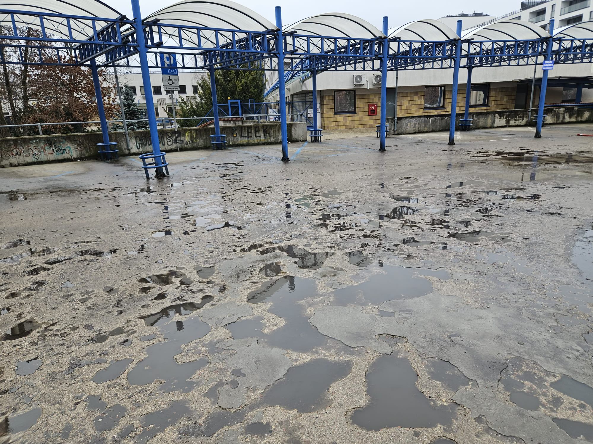 Remont parkingu przy przychodni na Milenijnej